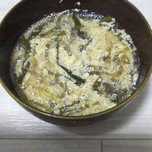 ふわっふわっニラ玉♪春雨中華スープ